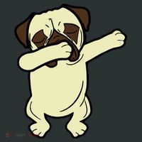 Dabbing Pug Doing the Dab Women's T-Shirt thumb 6