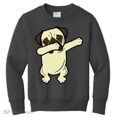 Dabbing Pug Doing the Dab Kids Sweatshirt