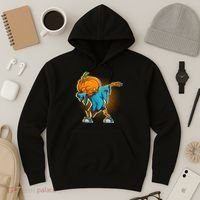 Dabbing Pumpkin Head Cool Funny Halloween Hoodie thumb 3