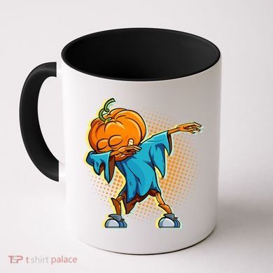 Dabbing Pumpkin Head Cool Funny Halloween Coffee Mug