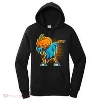 Dabbing Pumpkin Head Cool Funny Halloween Women's Hoodie thumb 0