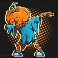 Dabbing Pumpkin Head Cool Funny Halloween Women's Hoodie thumb 2