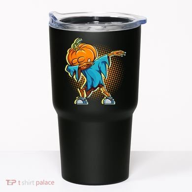 Dabbing Pumpkin Head Cool Funny Halloween Tumbler