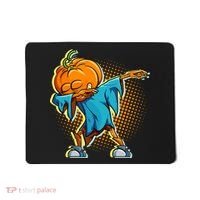 Dabbing Pumpkin Head Cool Funny Halloween Mousepad thumb 0