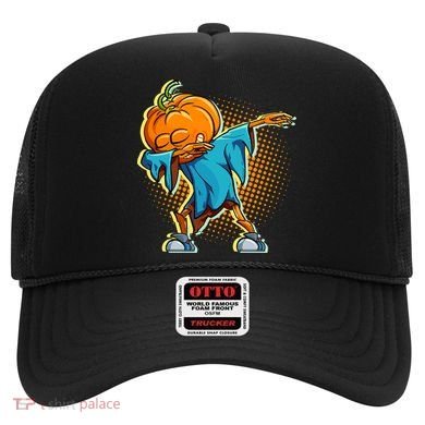 Dabbing Pumpkin Head Cool Funny Halloween Hat