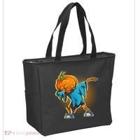Dabbing Pumpkin Head Cool Funny Halloween Tote Bag thumb 2