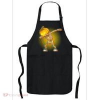 Dabbing Pumpkin Head Skeleton Apron thumb 0