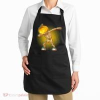Dabbing Pumpkin Head Skeleton Apron thumb 2