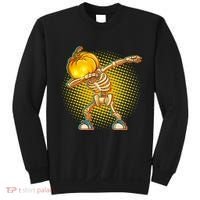 Dabbing Pumpkin Head Skeleton Sweatshirt thumb 0