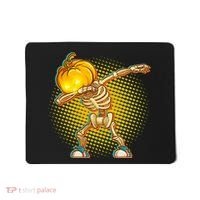 Dabbing Pumpkin Head Skeleton Mousepad thumb 0