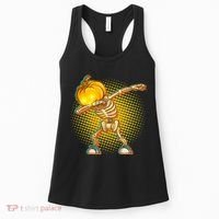Dabbing Pumpkin Head Skeleton Women's Tank Top thumb 0
