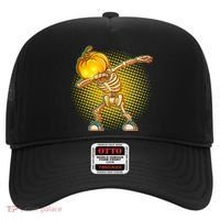 Dabbing Pumpkin Head Skeleton Hat thumb 0