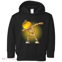 Dabbing Pumpkin Head Skeleton Toddler Hoodie thumb 0