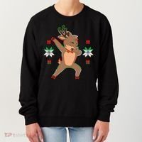 Dabbing Reindeer Women's Sweatshirt thumb 0