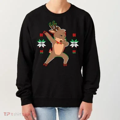Dabbing Reindeer Women's Sweatshirt