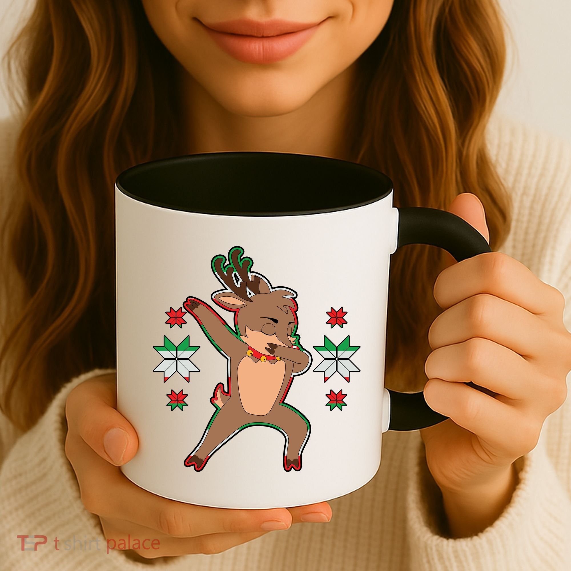Dabbing Reindeer Coffee Mug