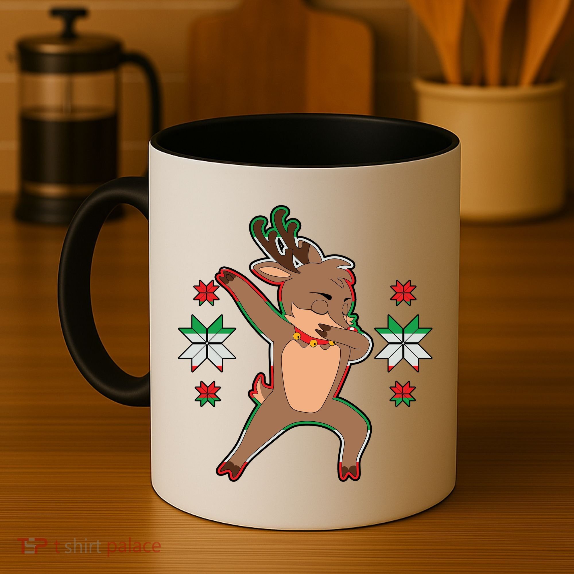 Dabbing Reindeer Coffee Mug