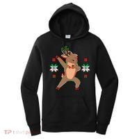 Dabbing Reindeer Women's Hoodie thumb 0