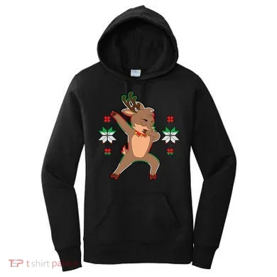 Dabbing Reindeer Women's Hoodie