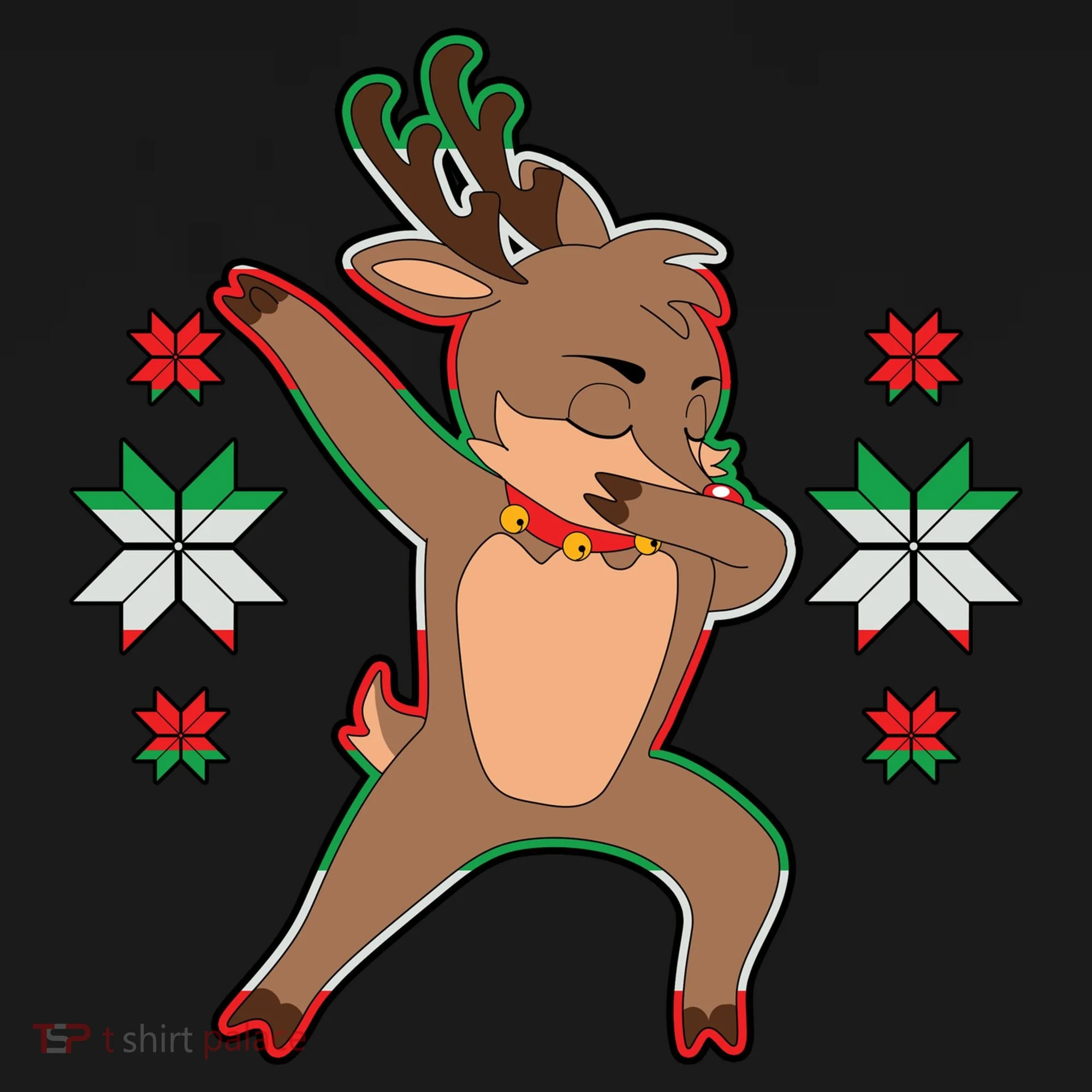 Dabbing Reindeer Women's Hoodie