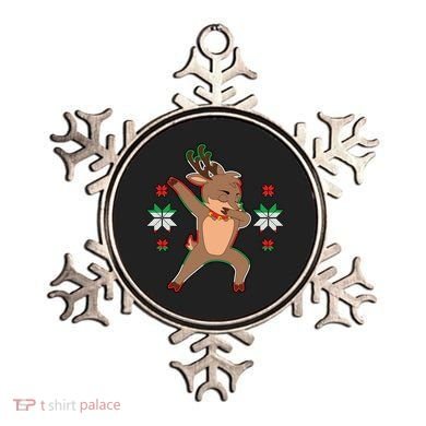 Dabbing Reindeer Ornament