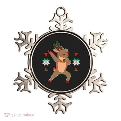 Dabbing Reindeer Ornament
