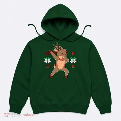 Dabbing Reindeer Hoodie