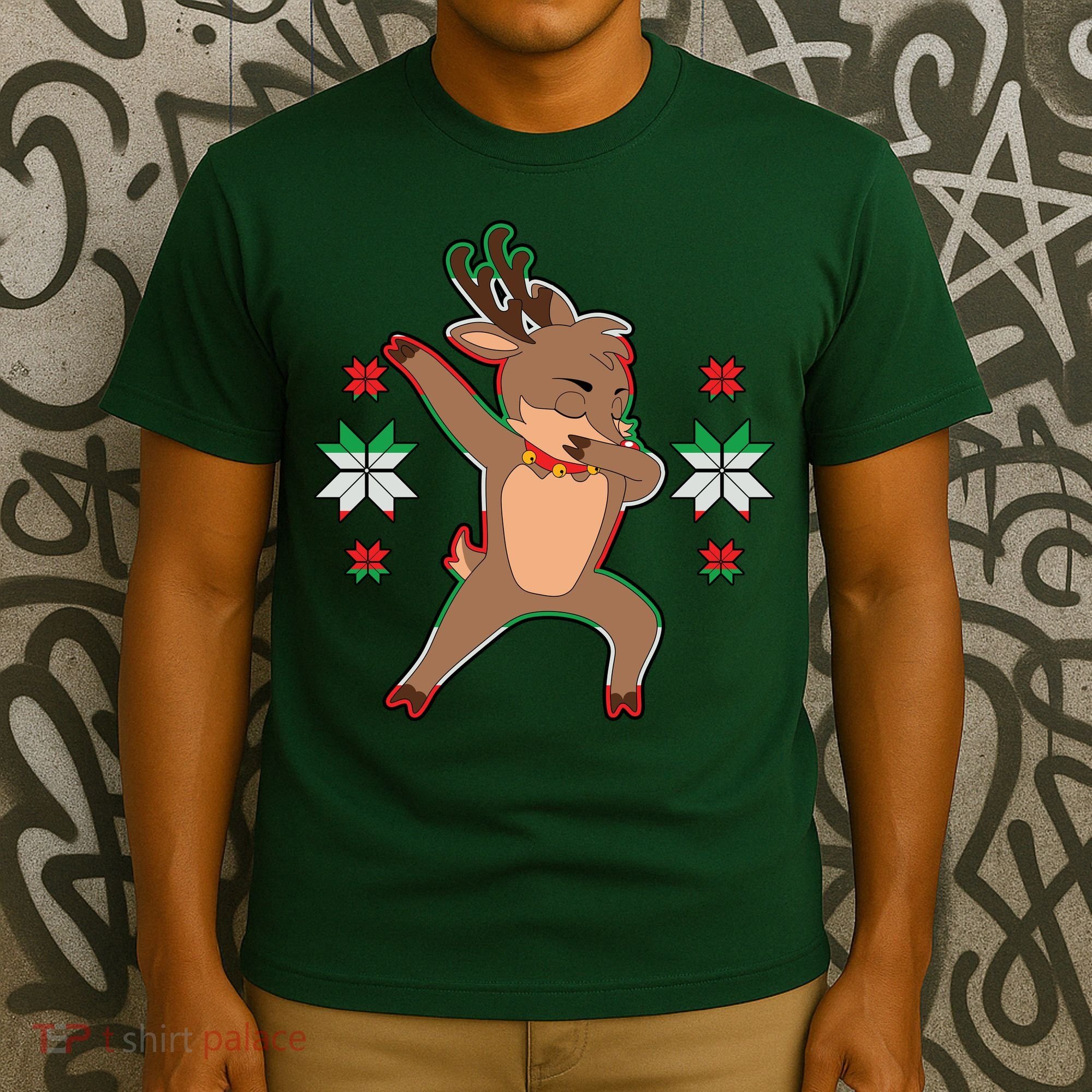Dabbing Reindeer T-Shirt