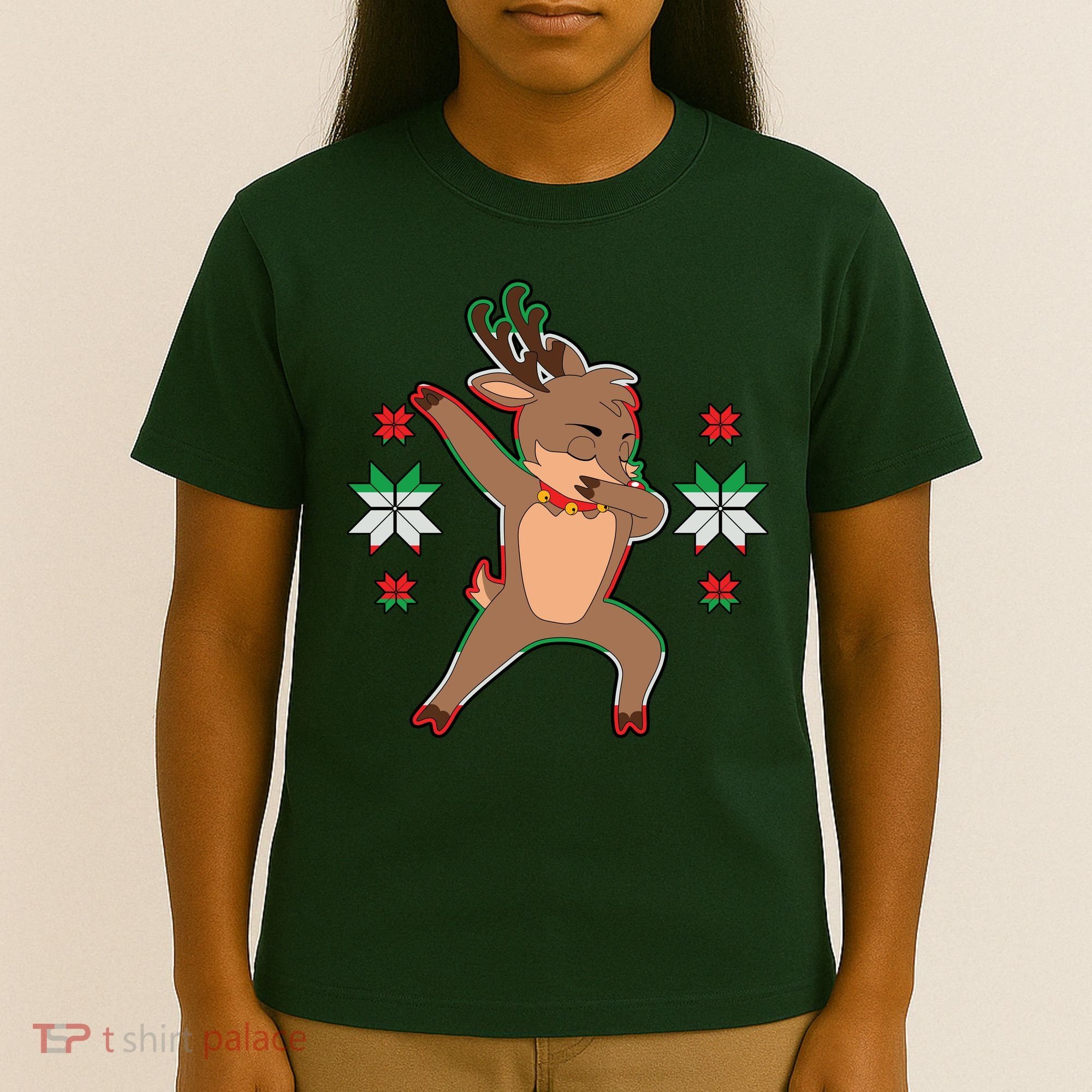 Dabbing Reindeer T-Shirt