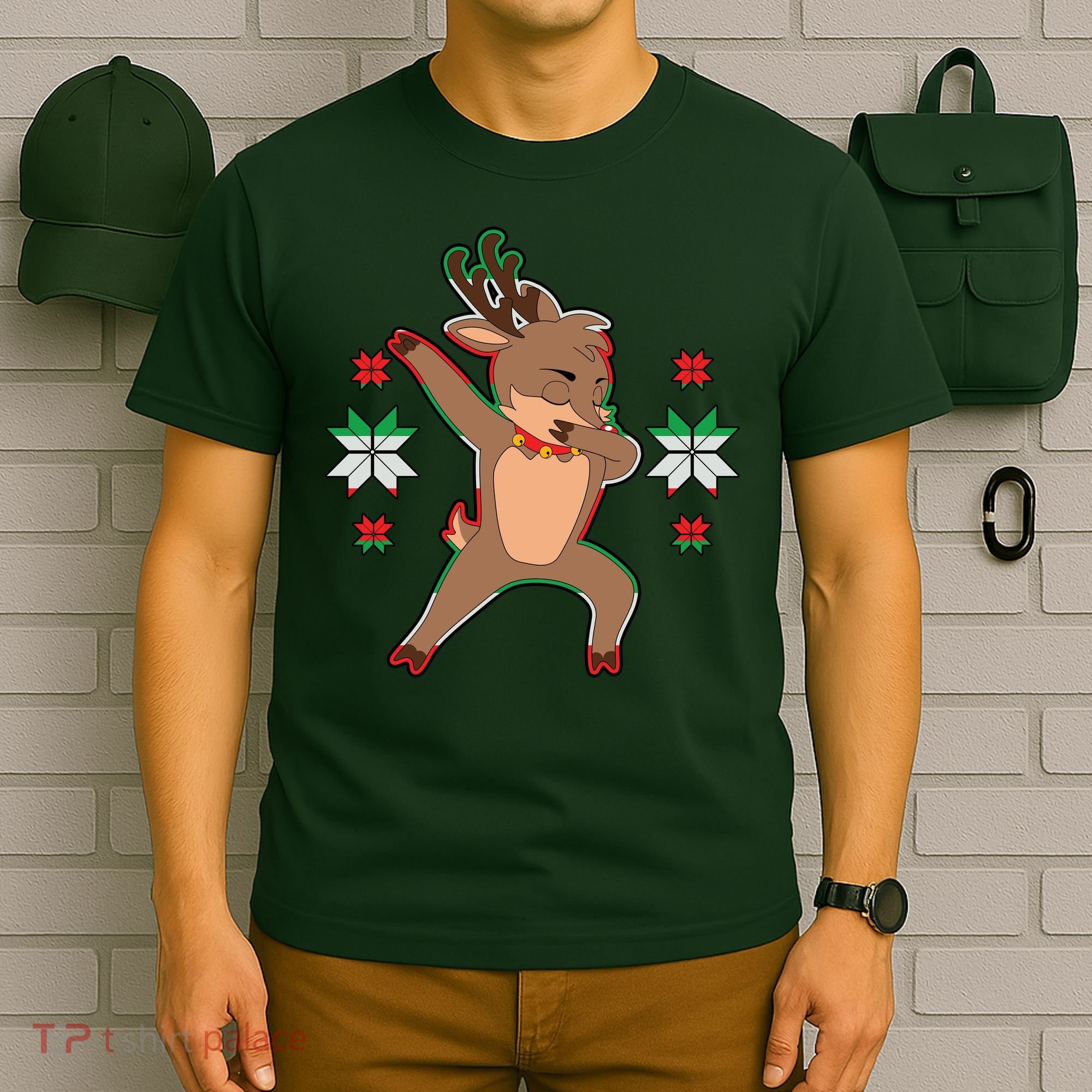 Dabbing Reindeer T-Shirt