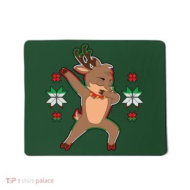 Dabbing Reindeer Mousepad
