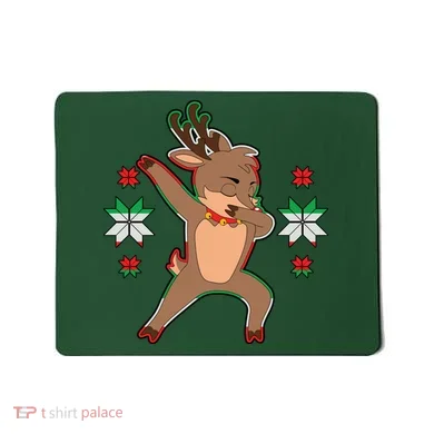 Dabbing Reindeer Mousepad