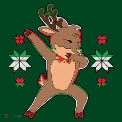 Dabbing Reindeer Tall Sweatshirt