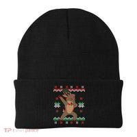 Dabbing Reindeer Ugly Christmas Beanie thumb 0