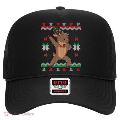 Dabbing Reindeer Ugly Christmas Hat