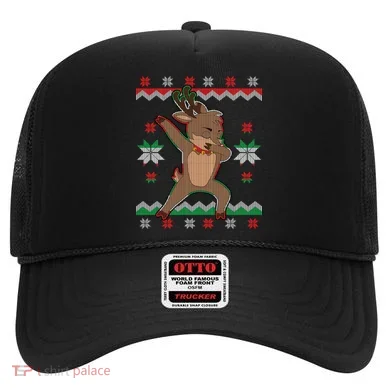 Dabbing Reindeer Ugly Christmas Hat