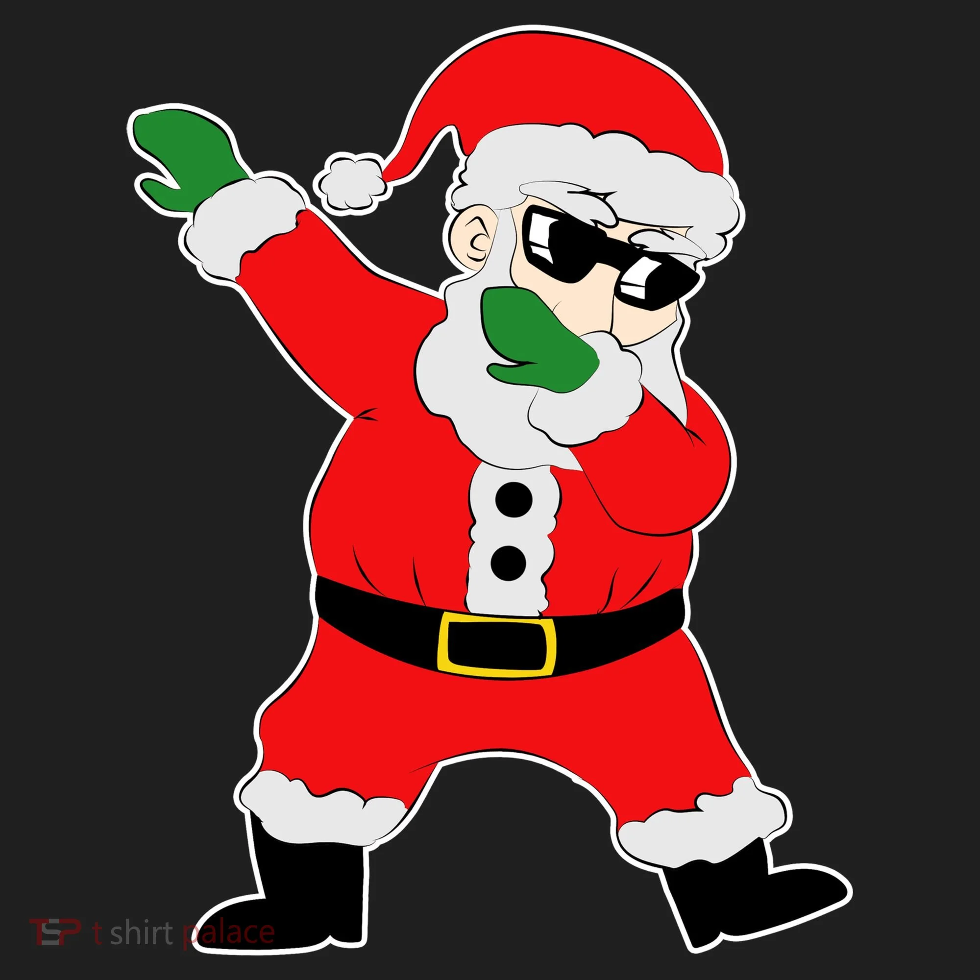Dabbing Santa Women's Sweatshirt