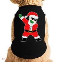Dabbing Santa Doggie Tank thumb 0