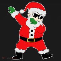 Dabbing Santa Hoodie thumb 2