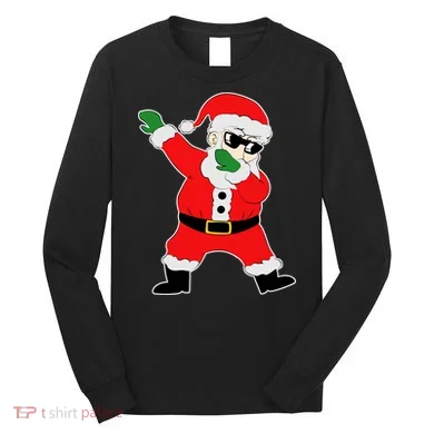 Dabbing Santa Long Sleeve Shirt