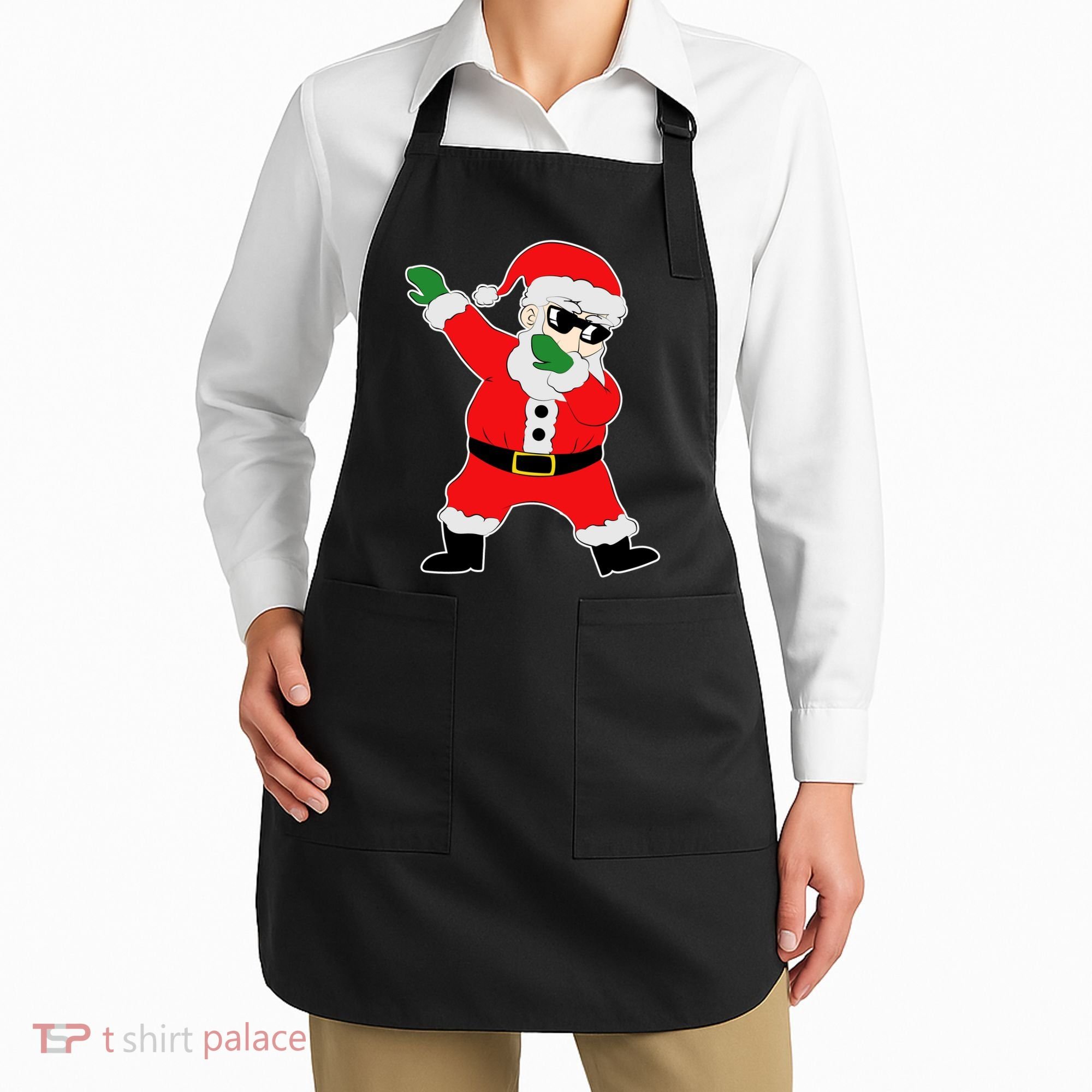 Dabbing Santa Apron