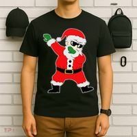 Dabbing Santa T-Shirt thumb 6