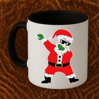 Dabbing Santa Coffee Mug thumb 2