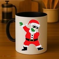 Dabbing Santa Coffee Mug thumb 4