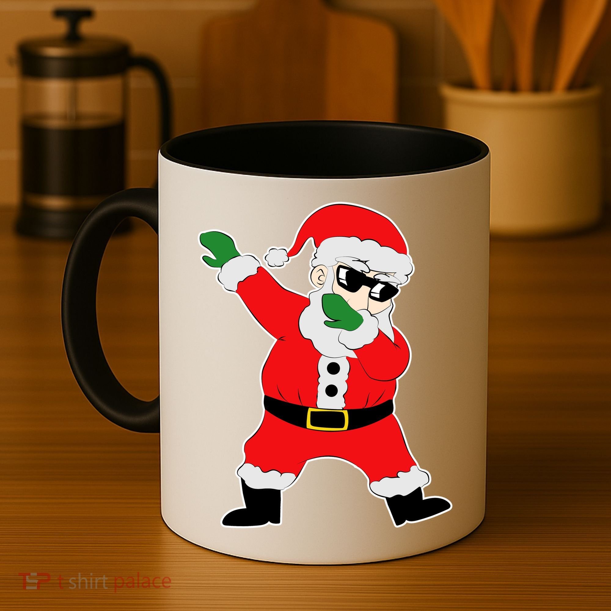 Dabbing Santa Coffee Mug