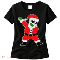 Dabbing Santa Women's T-Shirt thumb 0