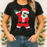 Dabbing Santa Women's T-Shirt thumb 2