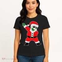 Dabbing Santa Women's T-Shirt thumb 4