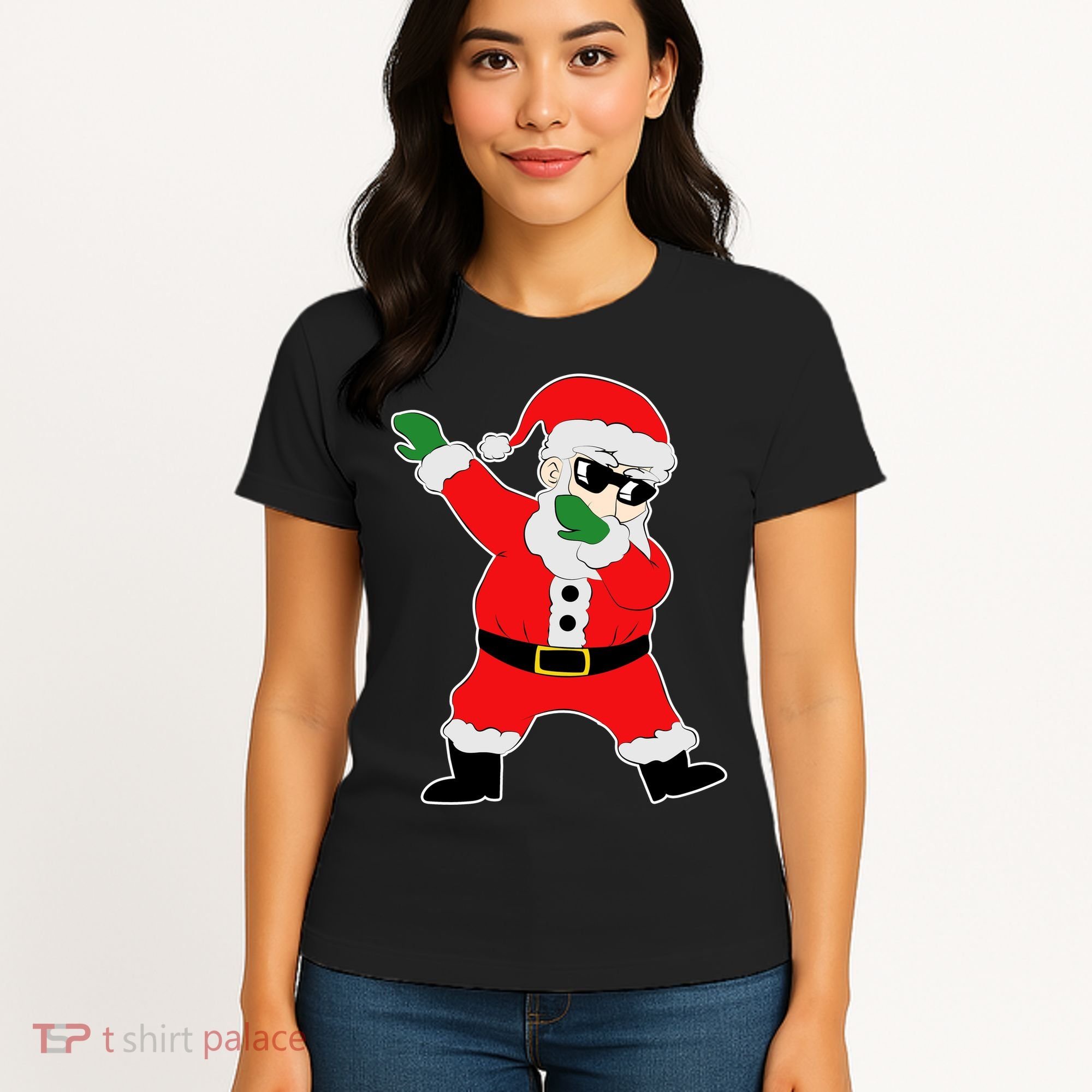 Dabbing Santa Women's T-Shirt
