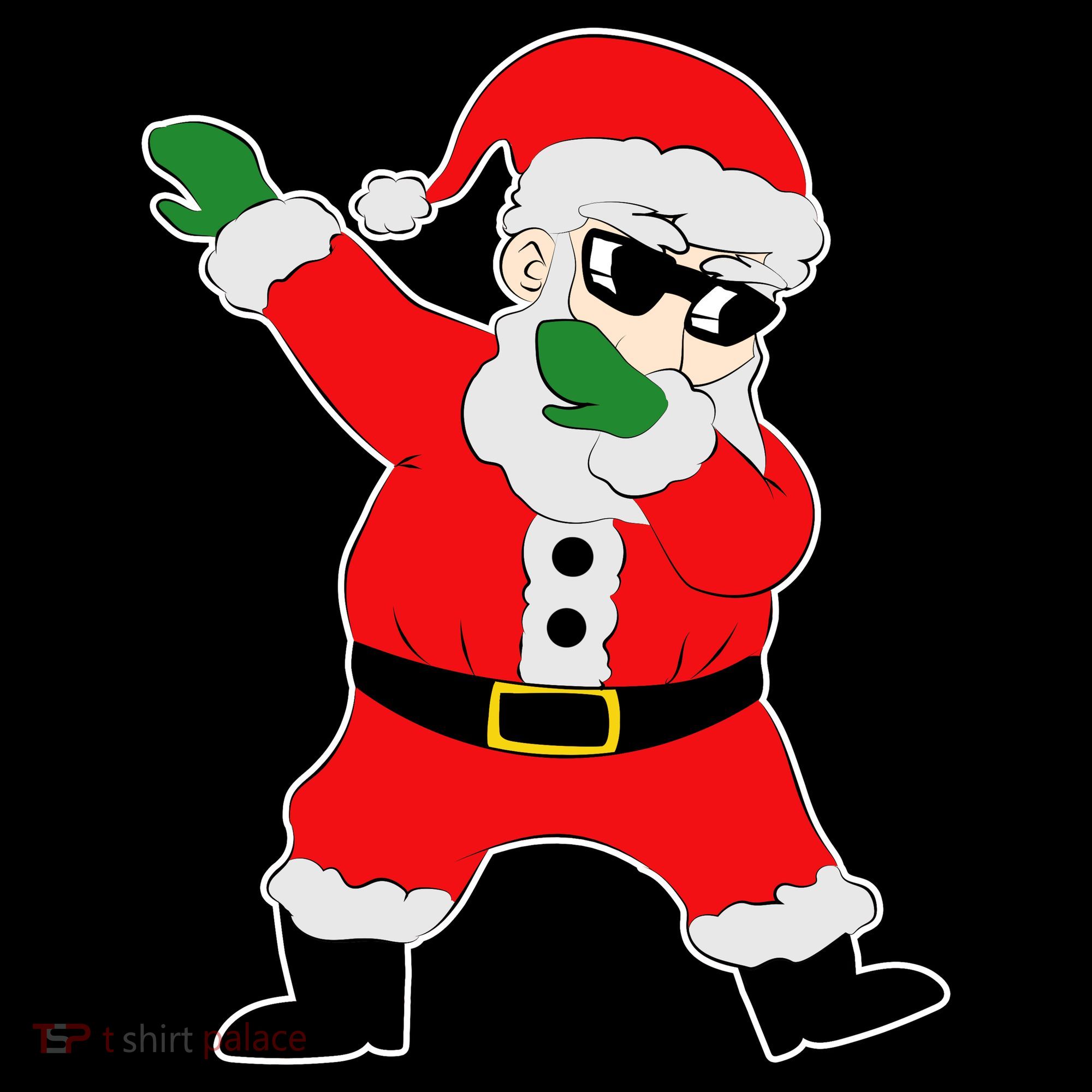 Dabbing Santa Women's T-Shirt